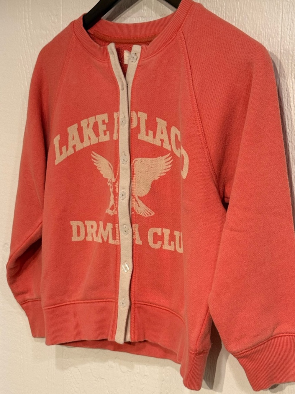 Cardigan sweatshirt daisy detailed buttons NWOT